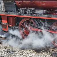 Buy canvas prints of Letting Off Steam by Steve Purnell