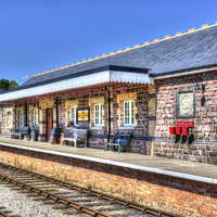 Buy canvas prints of Furnace Sidings Railway Station 2 by Steve Purnell