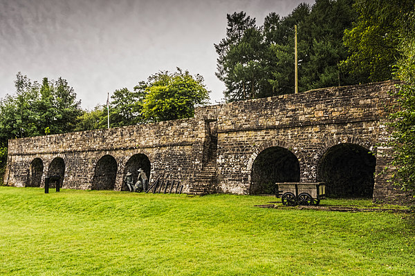 Goytre Wharf Lime Kilns Picture Board by Steve Purnell