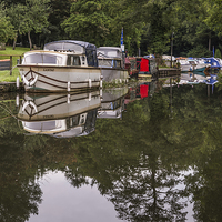 Buy canvas prints of Goytre Wharf 1 by Steve Purnell