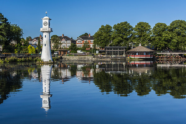 Roath Park Lake 1 Picture Board by Steve Purnell