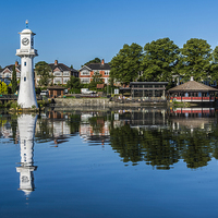 Buy canvas prints of Roath Park Lake 1 by Steve Purnell