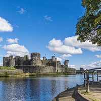 Buy canvas prints of Caerphilly Castle 1 by Steve Purnell