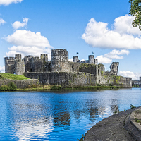 Buy canvas prints of Caerphilly Castle 2 by Steve Purnell