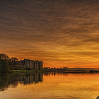 Buy canvas prints of Carew Castle At Sunset by Steve Purnell