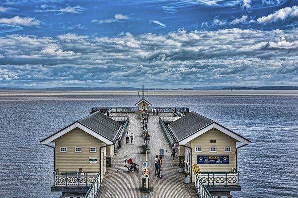 View Over The Pier Picture Board by Steve Purnell