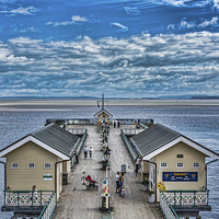 Buy canvas prints of View Over The Pier by Steve Purnell