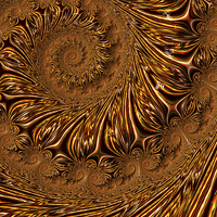 Buy canvas prints of Gold Brocade by Steve Purnell