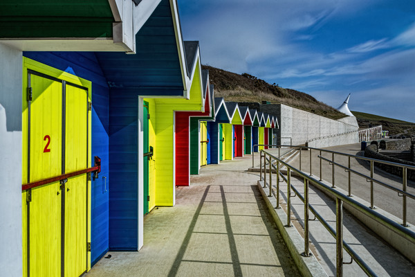 Beach Huts At Barry Island Picture Board by Steve Purnell