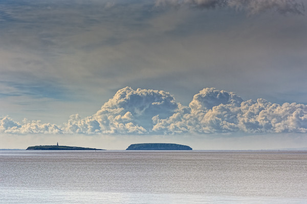 Flat Holm And Steep Holm Picture Board by Steve Purnell