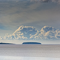Buy canvas prints of Flat Holm And Steep Holm by Steve Purnell