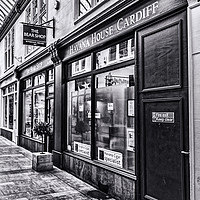 Buy canvas prints of The Bear Shop Mono by Steve Purnell