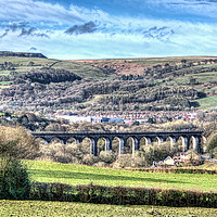 Buy canvas prints of Hengoed Viaduct 2 by Steve Purnell