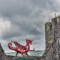 Buy canvas prints of Gareth The Dragon 1 by Steve Purnell
