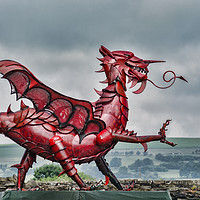 Buy canvas prints of Gareth The Dragon 2 by Steve Purnell