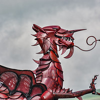 Buy canvas prints of Gareth The Dragon 3 by Steve Purnell