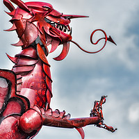 Buy canvas prints of Gareth The Dragon 6 by Steve Purnell
