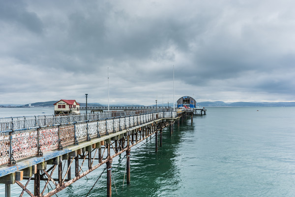 Mumbles Pier 3 Picture Board by Steve Purnell