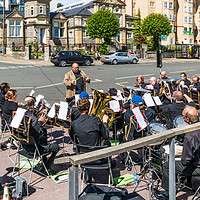 Buy canvas prints of Brass Band Panorama by Steve Purnell