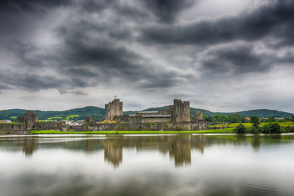 Caerphilly Castle North View 1 Picture Board by Steve Purnell