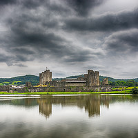 Buy canvas prints of Caerphilly Castle North View 1 by Steve Purnell