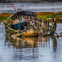 Buy canvas prints of Barry Island Wrecks 1 by Steve Purnell