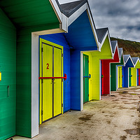 Buy canvas prints of Beach Huts 2 by Steve Purnell