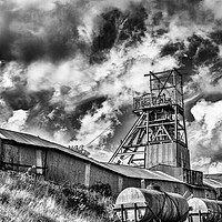 Buy canvas prints of Big Pit Mono by Steve Purnell