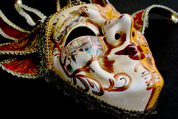 Mask Of Venice Picture Board by Steve Purnell