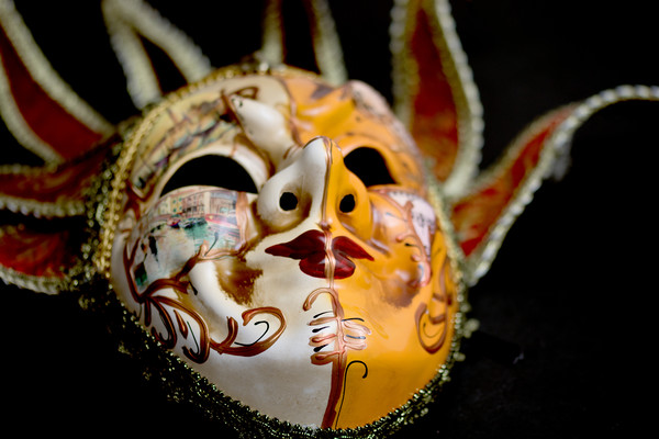 Venetian Mask 1 Picture Board by Steve Purnell