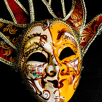 Buy canvas prints of Venetian Mask 2 by Steve Purnell