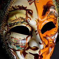 Buy canvas prints of Venetian Mask 3 by Steve Purnell