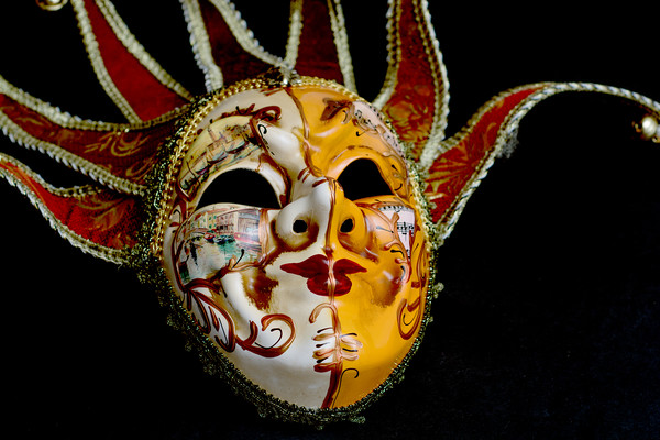 Venetian Mask 4 Picture Board by Steve Purnell