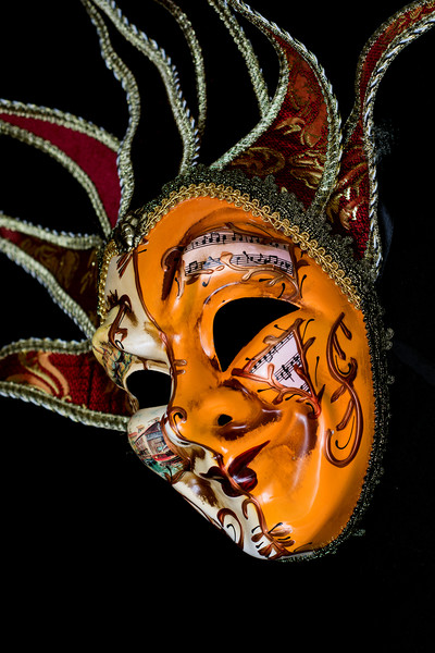 Venetian Mask 5 Picture Board by Steve Purnell