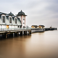 Buy canvas prints of Three Minutes At Penarth Pier by Steve Purnell