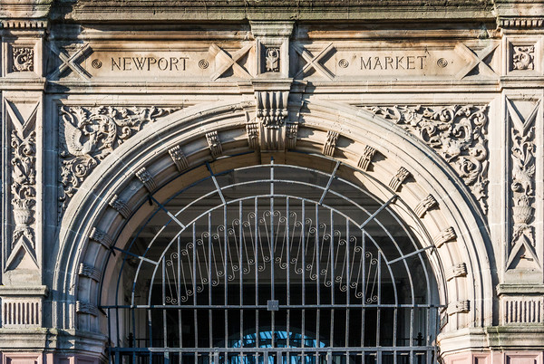 Newport Market Entrance Picture Board by Steve Purnell
