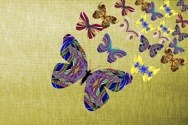 Flight Of The Butterflies Picture Board by Steve Purnell