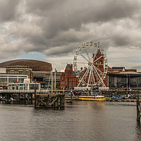 Buy canvas prints of Panoramic Cardiff Bay 2 by Steve Purnell