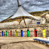 Buy canvas prints of Gandalfs Hat at Barry Island by Steve Purnell