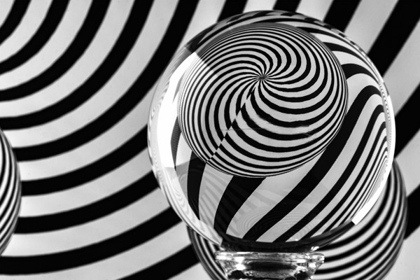 Crystal Ball Op Art 10 Picture Board by Steve Purnell