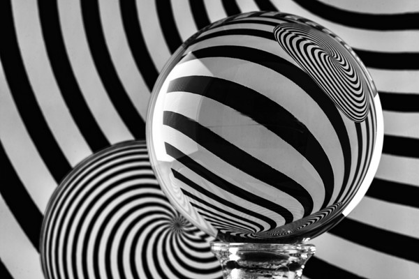 Crystal Ball Op Art 11 Picture Board by Steve Purnell