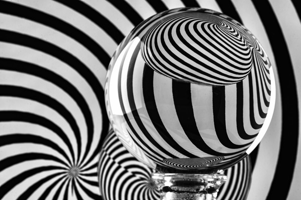 Crystal Ball Op Art 12 Picture Board by Steve Purnell