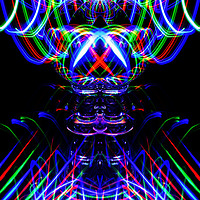Buy canvas prints of The Light Painter 53 by Steve Purnell