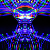 Buy canvas prints of The Light Painter 54 by Steve Purnell