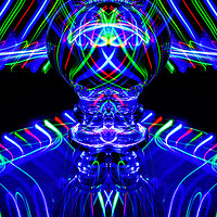 Buy canvas prints of The Light Painter 59 by Steve Purnell