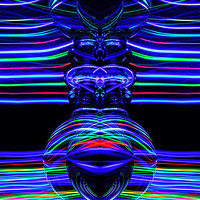 Buy canvas prints of The Light Painter 64 by Steve Purnell