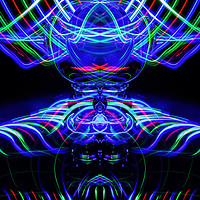 Buy canvas prints of The Light Painter 61 by Steve Purnell