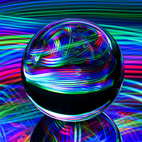 Buy canvas prints of The Light Painter 38 by Steve Purnell