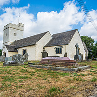 Buy canvas prints of The Church Of St Sannan Bedwellty 2 by Steve Purnell