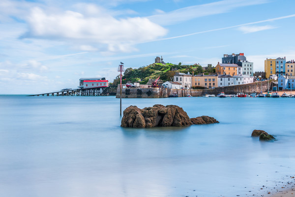 Tenby Harbour Long Exposure 1 Picture Board by Steve Purnell